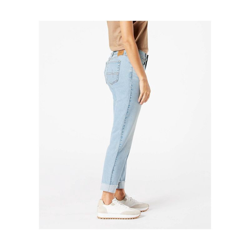 slide 2 of 3, DENIZEN from Levi's Women's Mid-Rise Cropped Boyfriend Jeans - Summer Sun 12, 1 ct