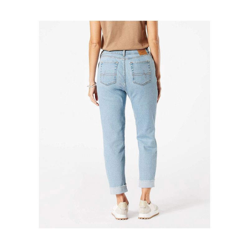 slide 3 of 3, DENIZEN from Levi's Women's Mid-Rise Cropped Boyfriend Jeans - Summer Sun 12, 1 ct