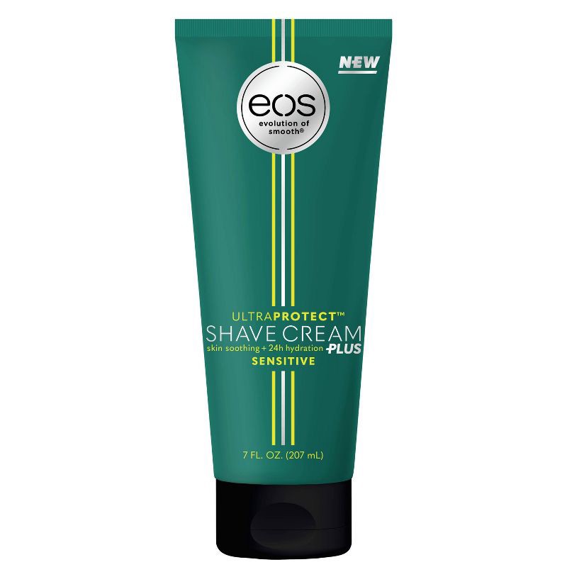 slide 1 of 8, eos Men's UltraProtect Sensitive Skin Shave Cream - Unscented - 7 fl oz, 7 fl oz