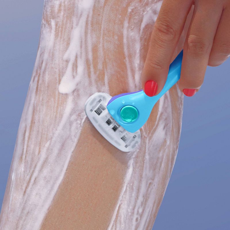 slide 4 of 10, Billie Women's Waterpark Razor Kit - 1 Handle + Magnetic Holder + 2 Blade Refills, 1 ct