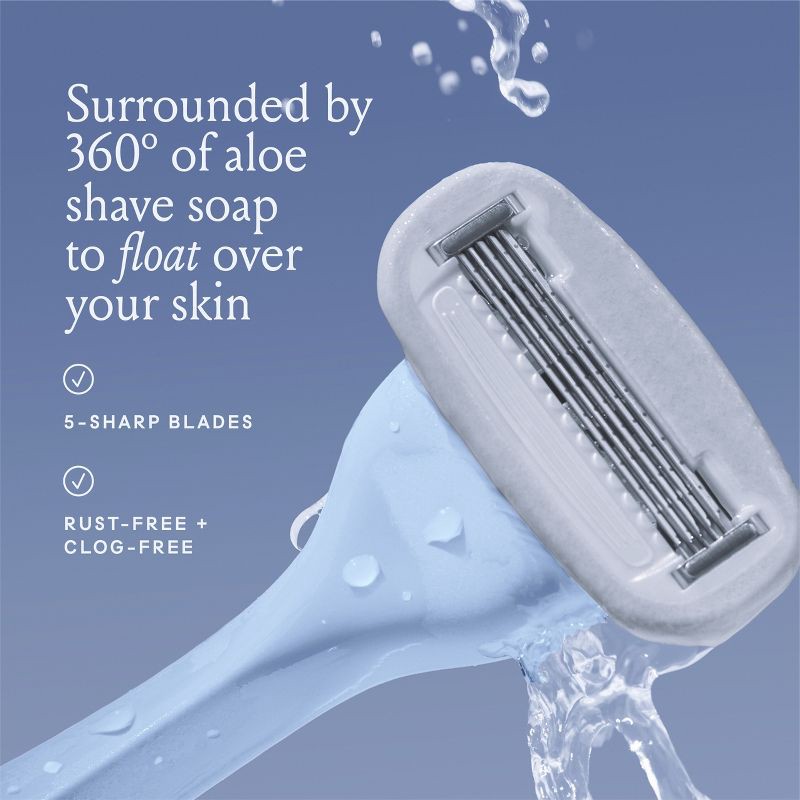 slide 3 of 9, Billie Women's 5-Blade Razor Refill - 6ct, 6 ct