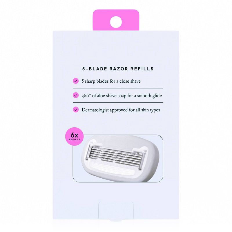 slide 8 of 9, Billie Women's 5-Blade Razor Refill - 6ct, 6 ct