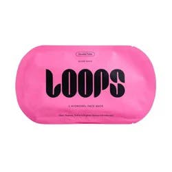 LOOPS Double Take Glow Mask - 1.058oz: Basic Cleansing, Hydrating, Paraben-Free, Sheet Form
