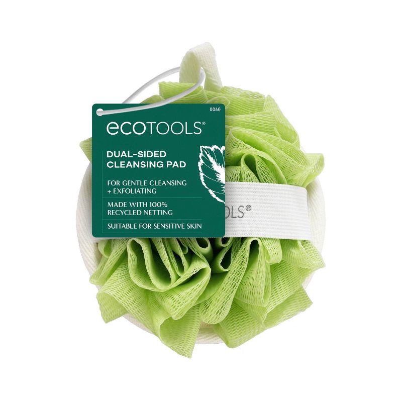 slide 1 of 7, EcoTools Dual Cleansing Pad - Green, 1 ct