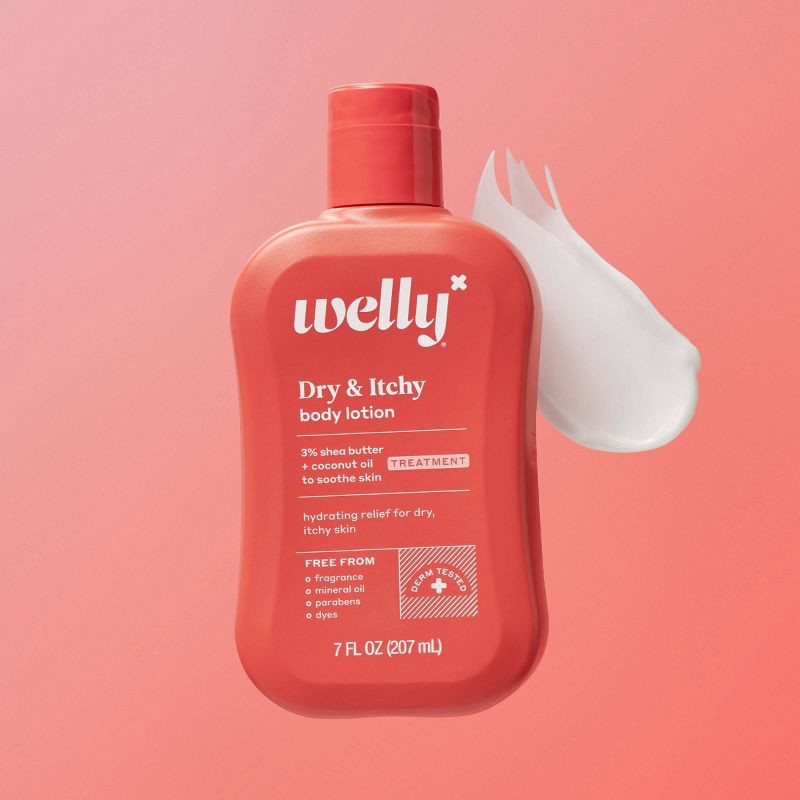 slide 7 of 7, Welly Dry & Itchy Body Lotion Unscented - 7 fl oz, 7 fl oz