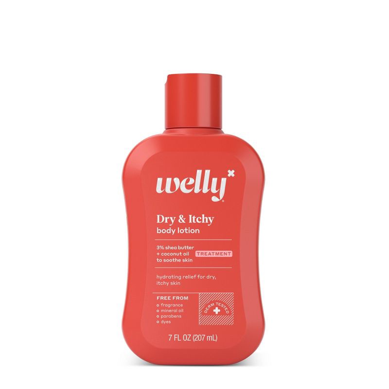 slide 1 of 7, Welly Dry & Itchy Body Lotion Unscented - 7 fl oz, 7 fl oz