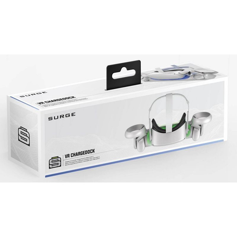 slide 1 of 6, COKeM Surge Ambient Charge Dock for Meta Quest 2, 1 ct
