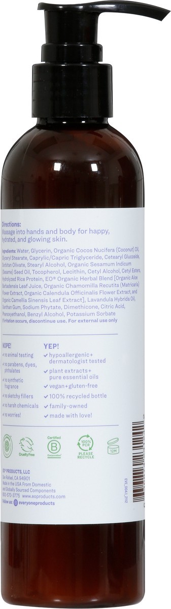 slide 5 of 9, Everyone Nourishing Lavender + Aloe Lotion 8 fl oz, 8 fl oz