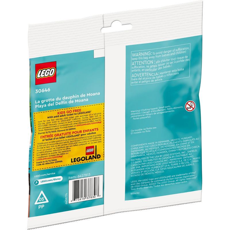 slide 3 of 3, LEGO Disney Princess Moana Dolphin Cove 30646 Building Toy Set, 1 ct