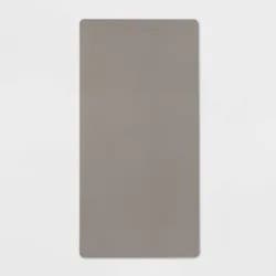 20" x 40" Low Profile Charmed Manor Patterned Polyurethane Kitchen Mat with Foam Rubber Backing Gray - Threshold™