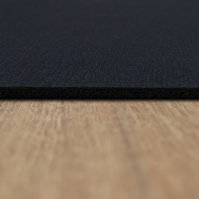 slide 7 of 7, 20" x 40" Low Profile Charmed Manor Patterned Polyurethane Kitchen Mat with Foam Rubber Backing Blue - Threshold™, 1 ct