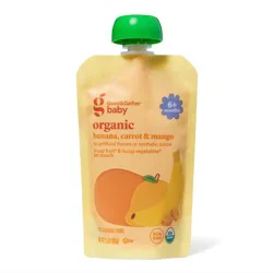 Organic Banana Carrot Mango Baby Food Pouch - 3.5oz - Good &amp; Gather™