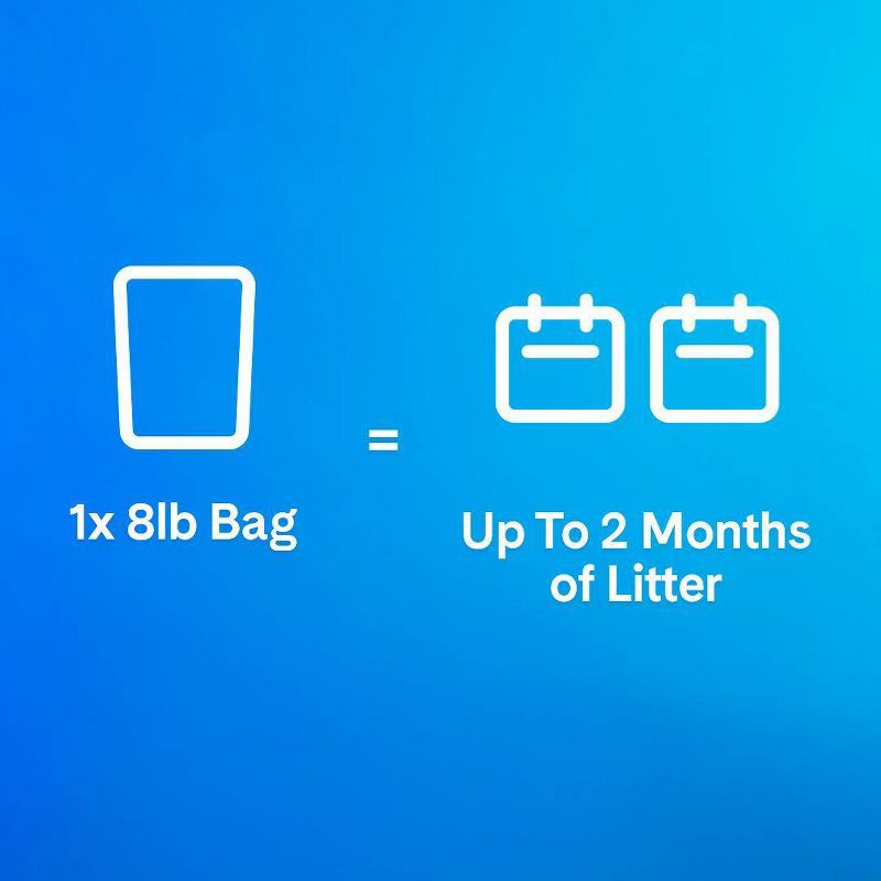 slide 6 of 10, PrettyLitter Lotus Flower Cat Litter - 8lbs, 8 lb