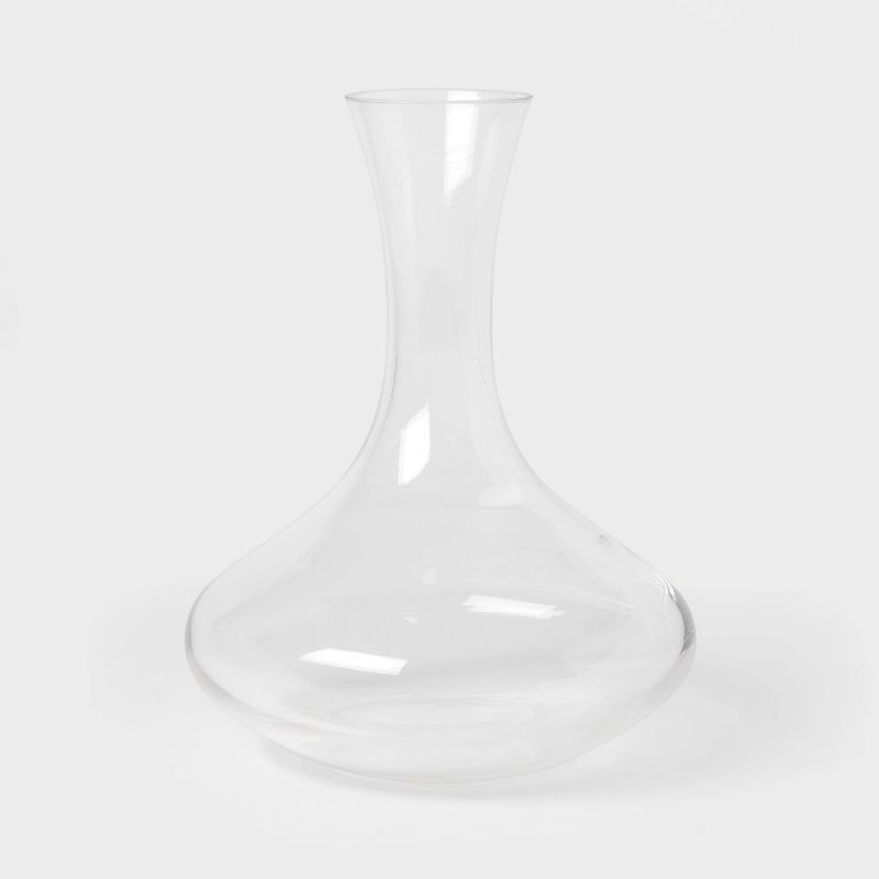 slide 1 of 3, Wine Glass Decanter Clear - Threshold™, 1 ct
