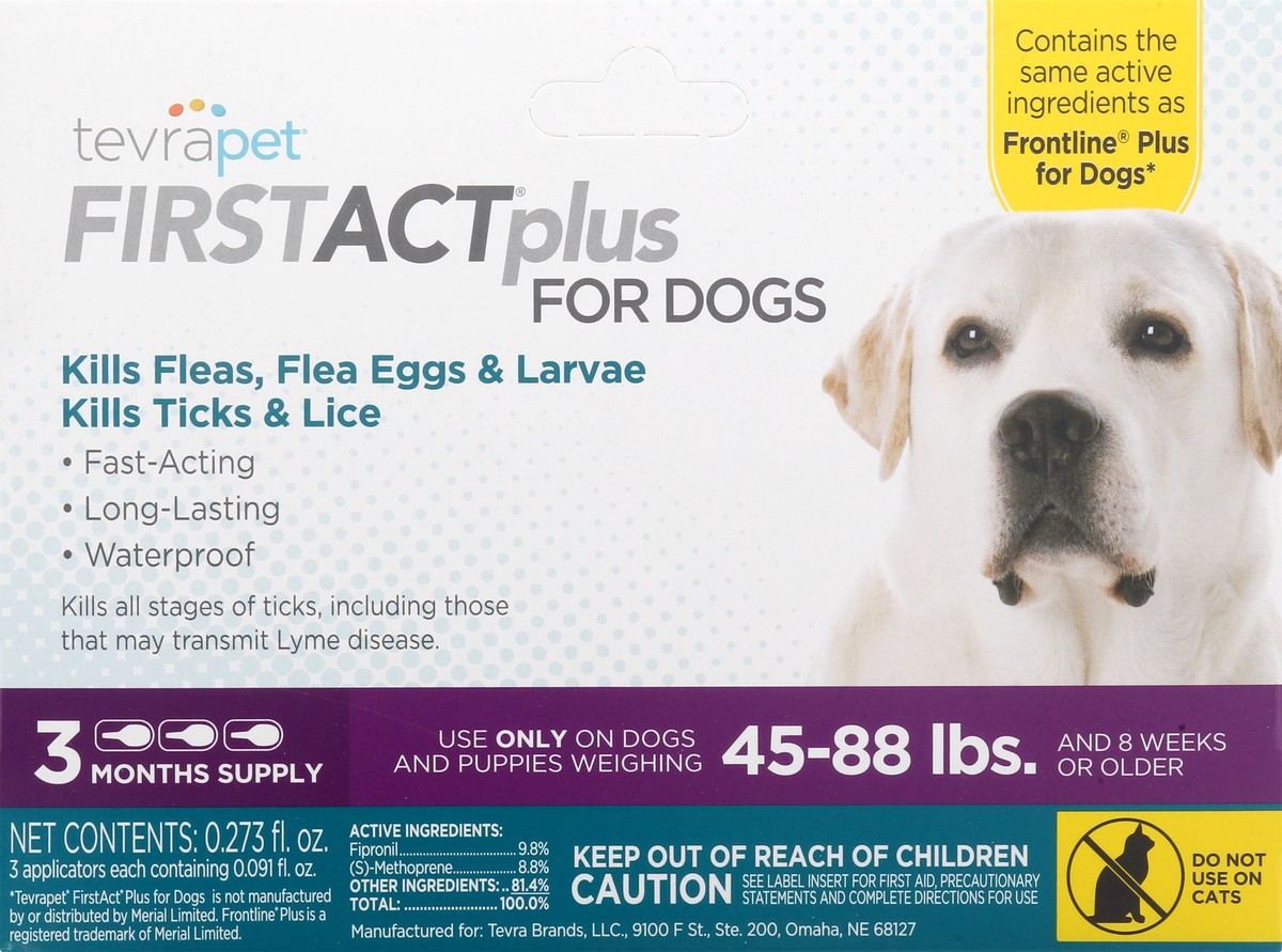 slide 6 of 9, Tevrapet Large First Act Plus Dogs, 3 ct