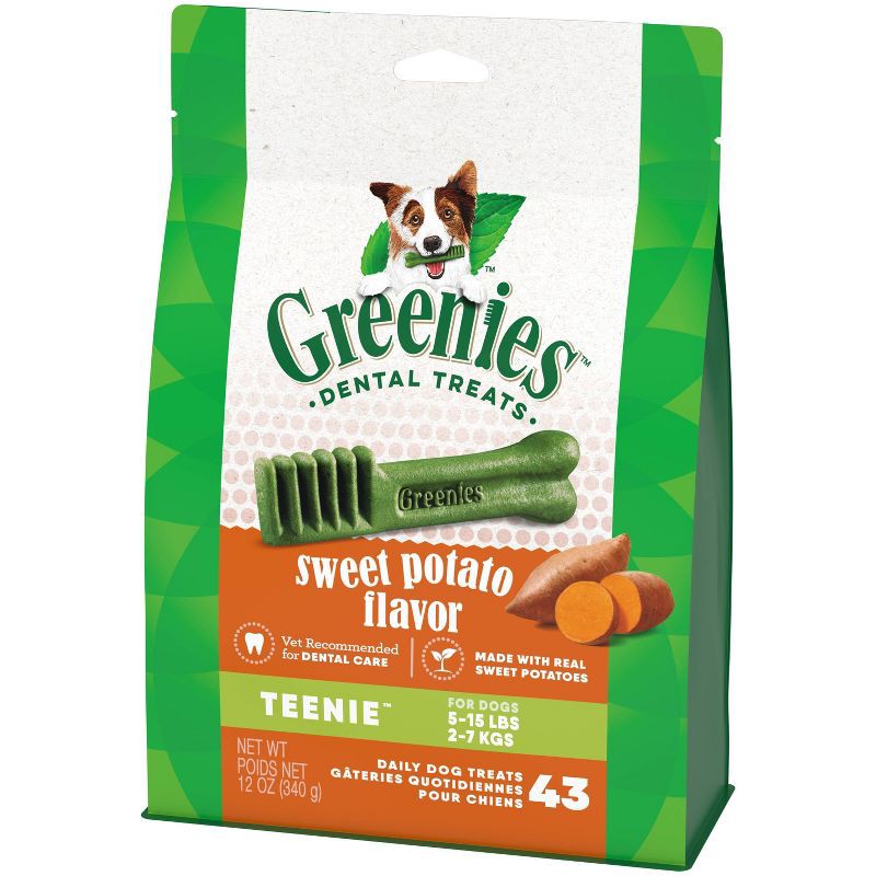 slide 6 of 6, Greenies Dental Bone Sweet Potato Dog Treat - Tennie - 12oz, 12 oz