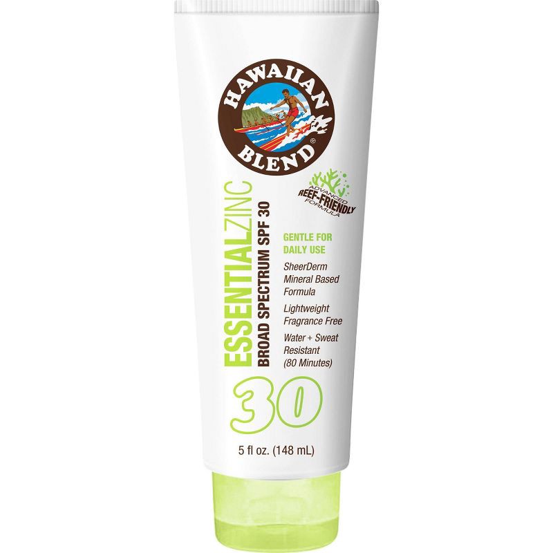 slide 1 of 3, Hawaiian Blend Essential Zinc Sunscreen - SPF 30 - 5 fl oz, 30 x 5 fl oz