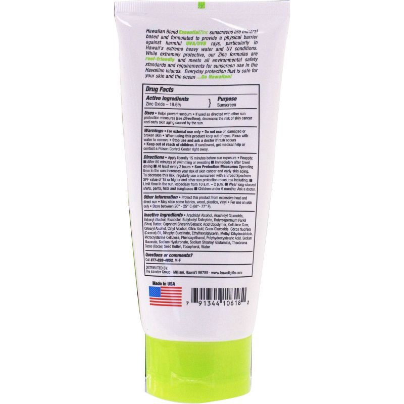 slide 3 of 3, Hawaiian Blend Essential Zinc Sunscreen - SPF 50 - 5 fl oz, 50 ct; 5 fl oz