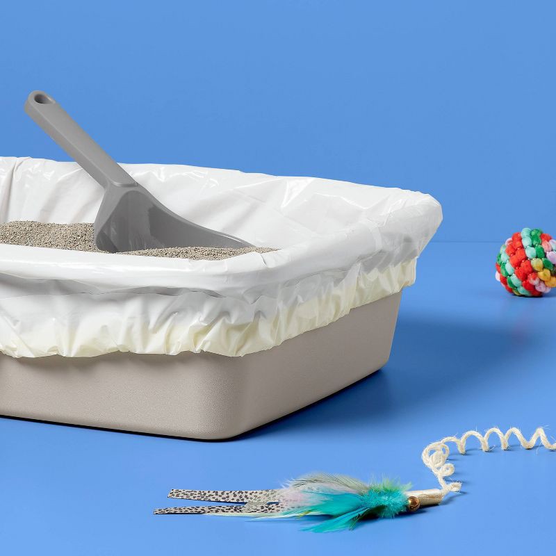 slide 2 of 3, Cat Litter Liners - L - 20ct - up&up™, 20 ct