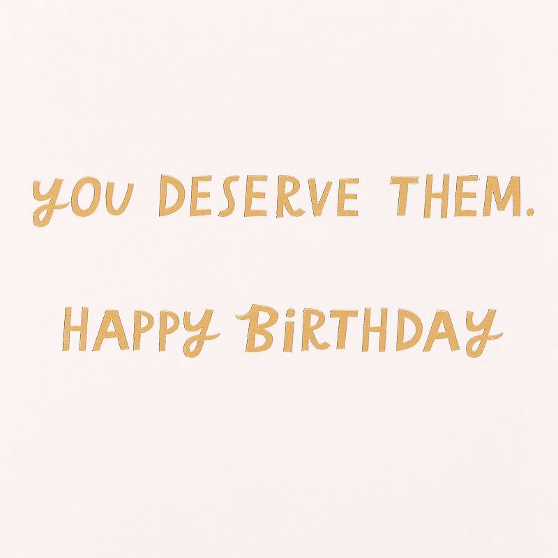 slide 3 of 5, American Greetings Birthday Card All the Best Cupcake Design Includes Envelope, 1 ct