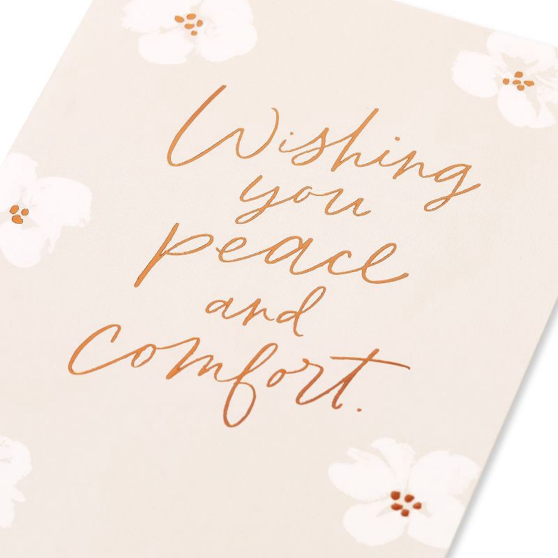 slide 4 of 5, Carlton Cards 'Peace and Comfort' Sympathy Card, 1 ct