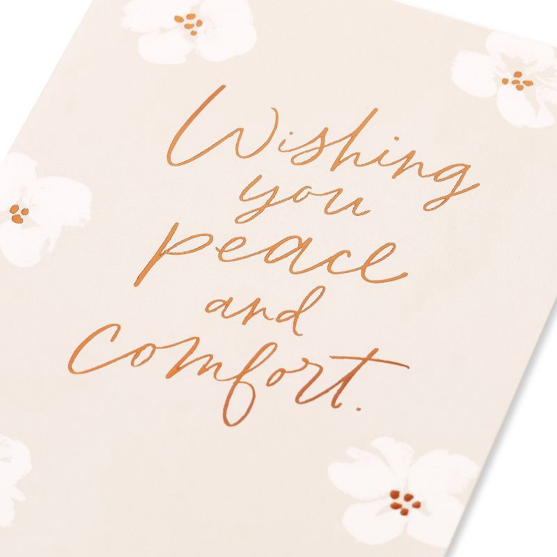 slide 5 of 5, Carlton Cards 'Peace and Comfort' Sympathy Card, 1 ct