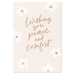 Carlton Cards 'Peace and Comfort' Sympathy Card