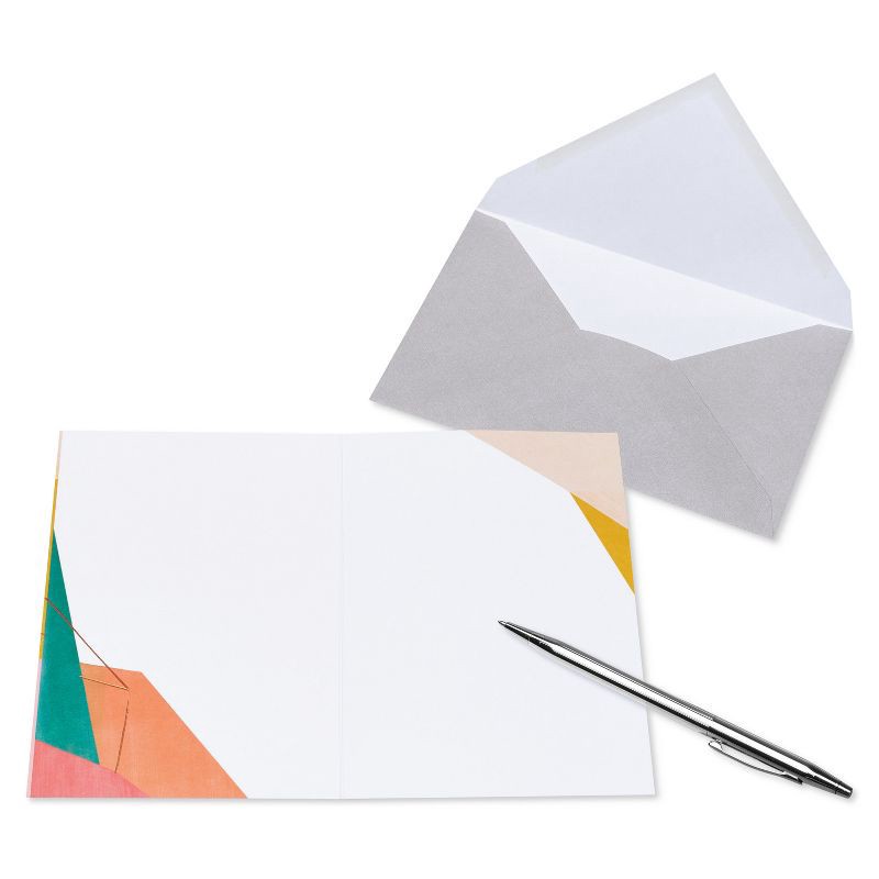 slide 3 of 5, Carlton Cards ''Geometric' Thank You Card, 1 ct