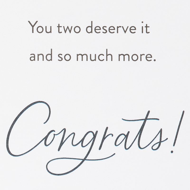 slide 3 of 5, 'Love is Everything' Wedding Card: Carlton Cards, Greeting Card for Wedding, Bridal Shower, Anniversary, Multicolored, 1 ct