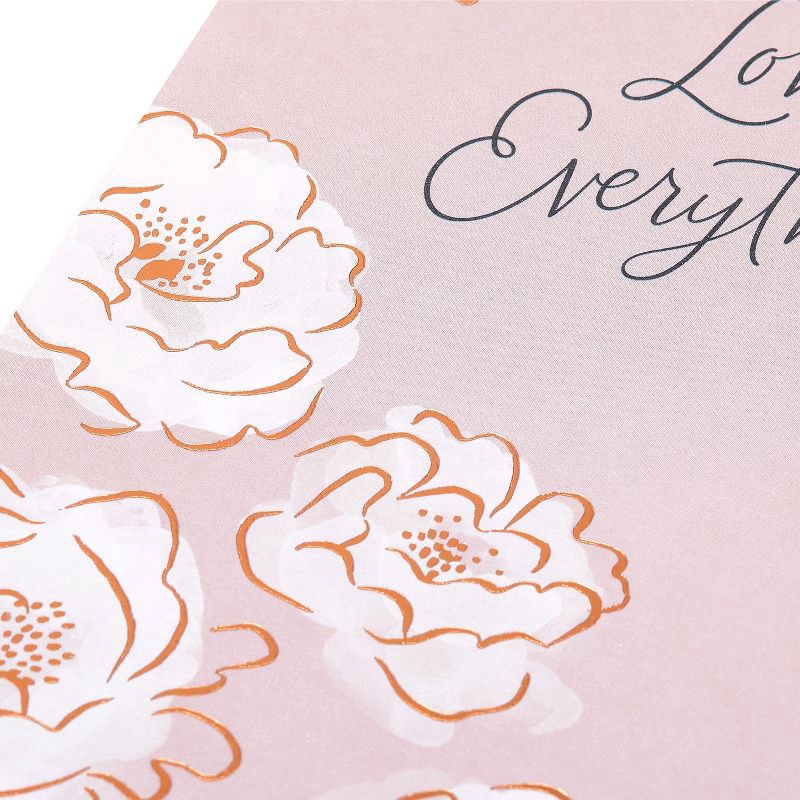 slide 5 of 5, 'Love is Everything' Wedding Card: Carlton Cards, Greeting Card for Wedding, Bridal Shower, Anniversary, Multicolored, 1 ct