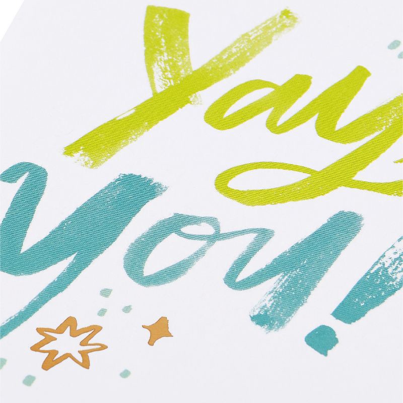 slide 5 of 5, Carlton Cards 'Yay You!' Congratulations Card, 1 ct