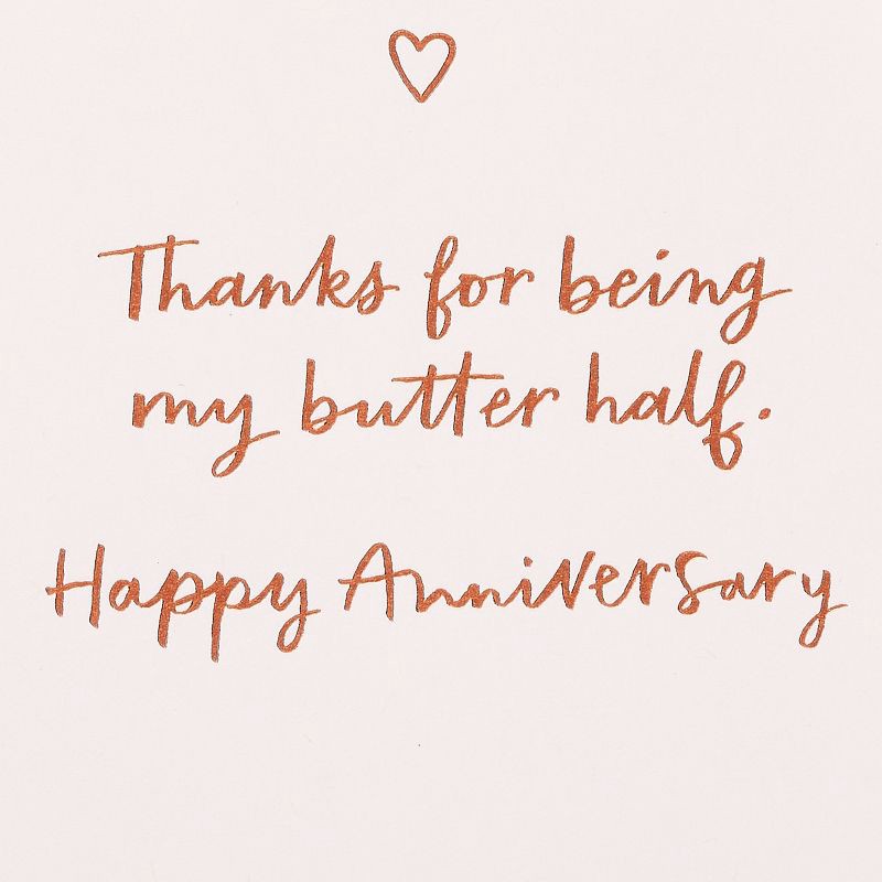 slide 3 of 5, Carlton Cards 'Waffle-ly Cute' Anniversary Card, 1 ct