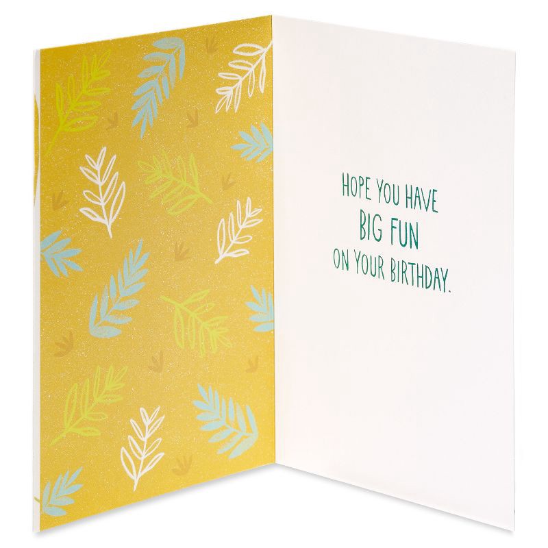 slide 2 of 5, American Greetings Kids' Birthday Card Dino-Mite Dinosaur Includes Envelope, 1 ct