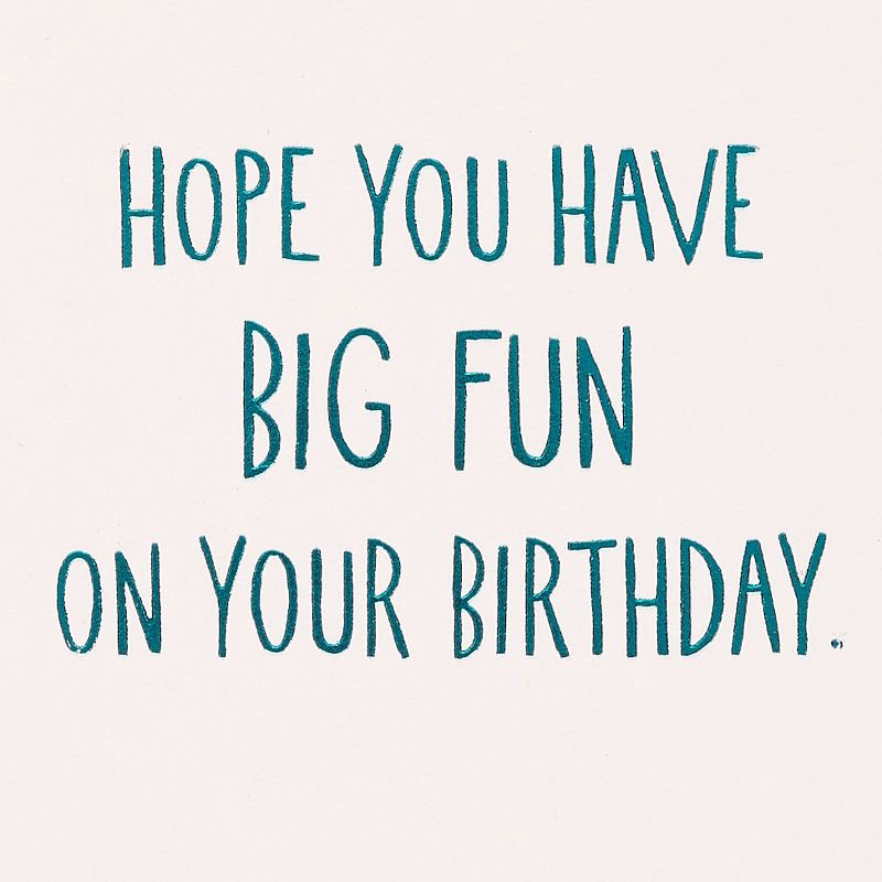 slide 3 of 5, American Greetings Kids' Birthday Card Dino-Mite Dinosaur Includes Envelope, 1 ct