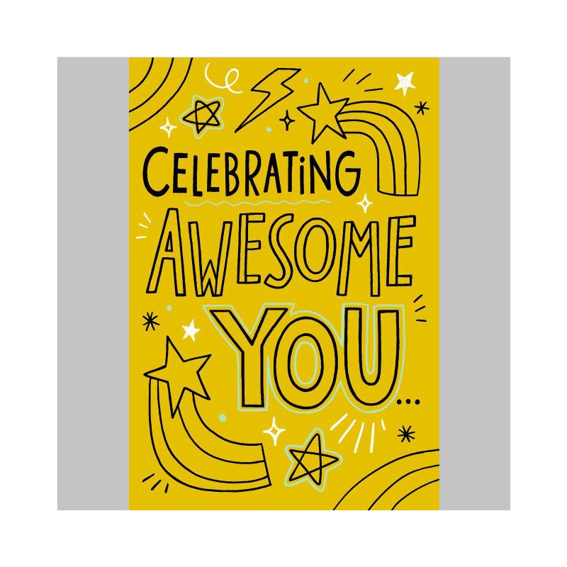 slide 1 of 6, Carlton Cards Doodle 'Awesome You' Birthday Card, 1 ct