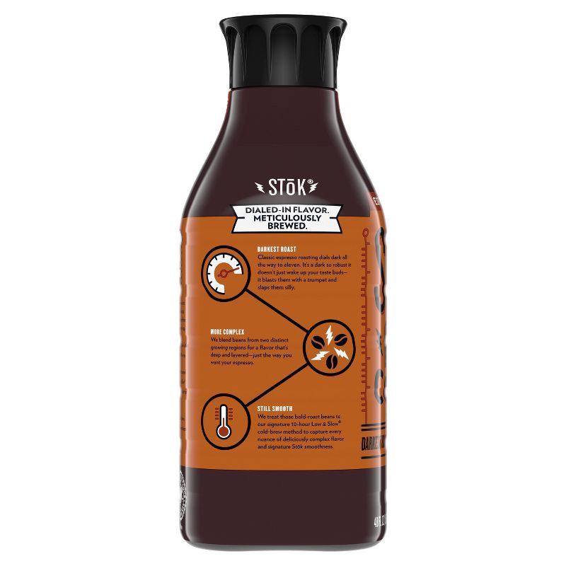 slide 3 of 10, SToK Espresso Blend Un-sweet Black Cold Brew Coffee - 48 fl oz, 48 fl oz