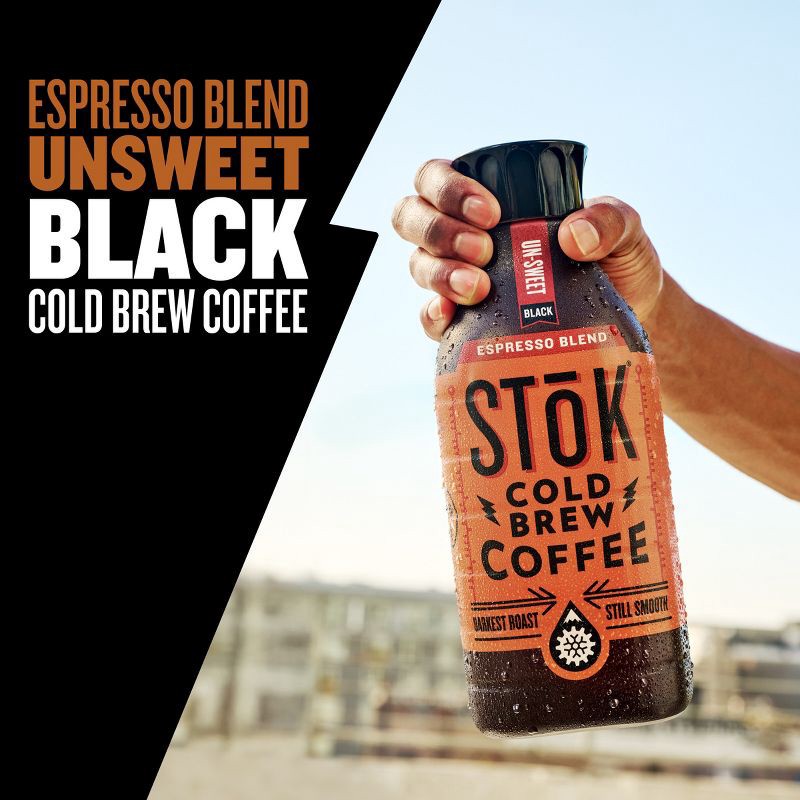 slide 3 of 13, SToK Espresso Blend Un-sweet Black Cold Brew Coffee - 48 fl oz, 48 fl oz