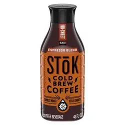 SToK Espresso Blend Un-sweet Black Cold Brew Coffee - 48 fl oz