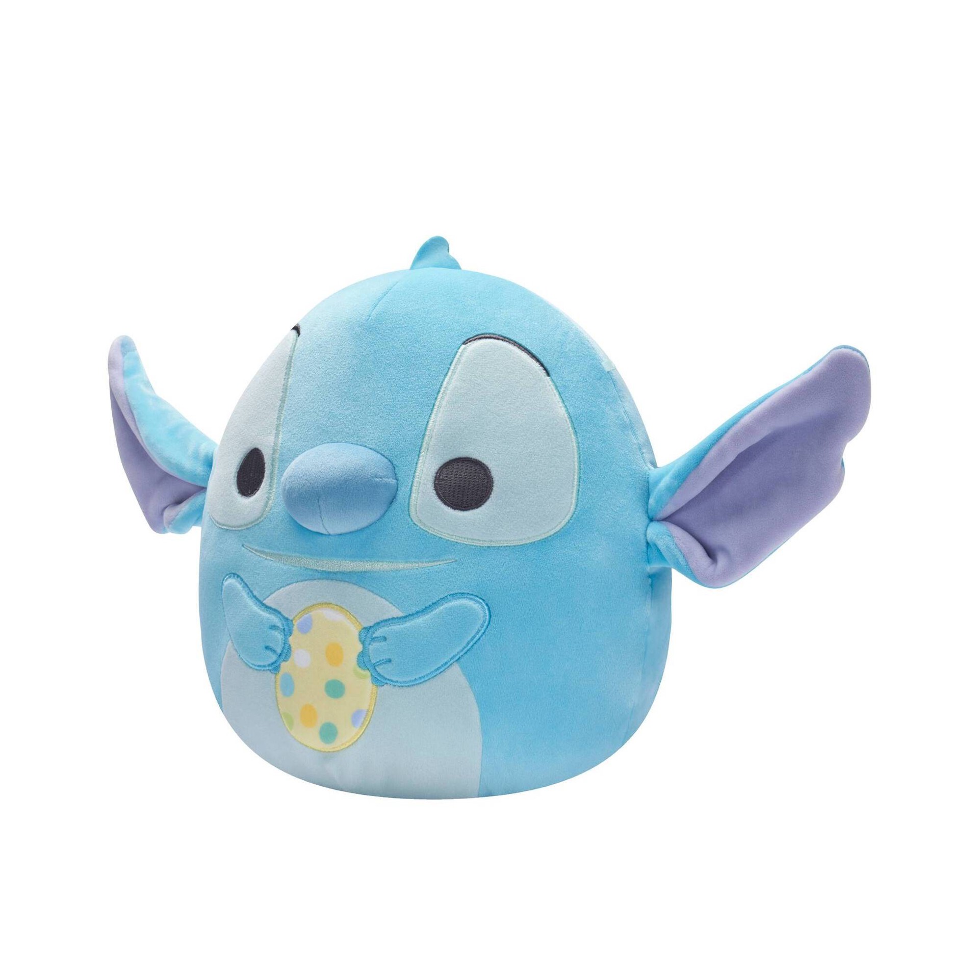 slide 2 of 6, Squishmallows Disney 10" Pastel Stitch Holding Egg Plush Toy, 1 ct