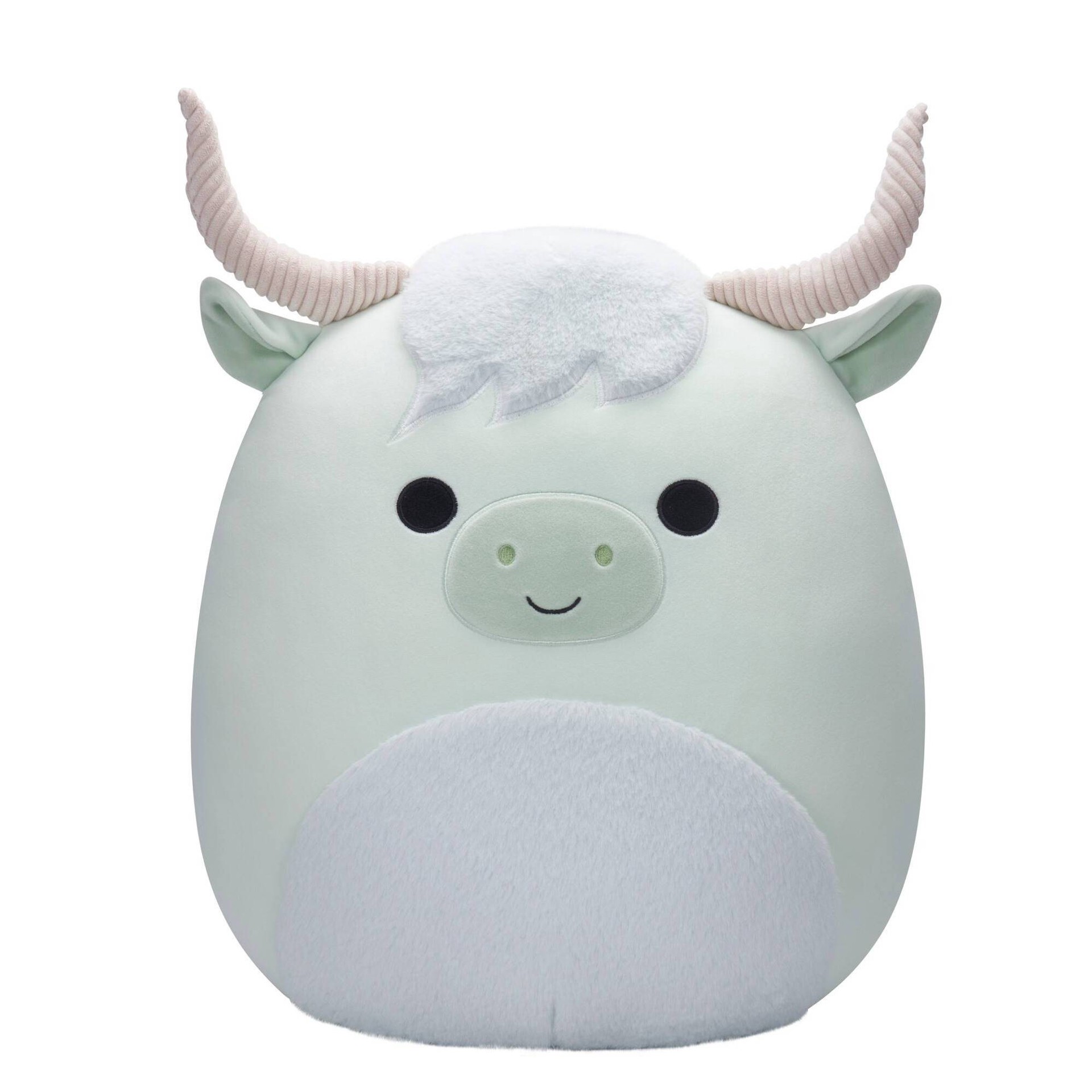 slide 1 of 6, Squishmallows 16" Iver the Mint Highland Cow Plush Toy, 1 ct