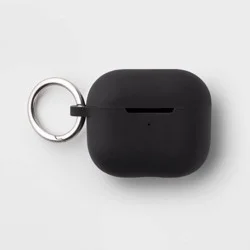 AirPods (3rd Generation) Silicone Case with Clip - heyday™ Black with Silver