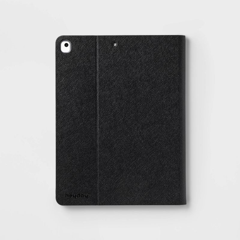slide 3 of 4, iPad (9th Gen) and Air (3rd Gen) Case - heyday™ Black Saffiano, 1 ct