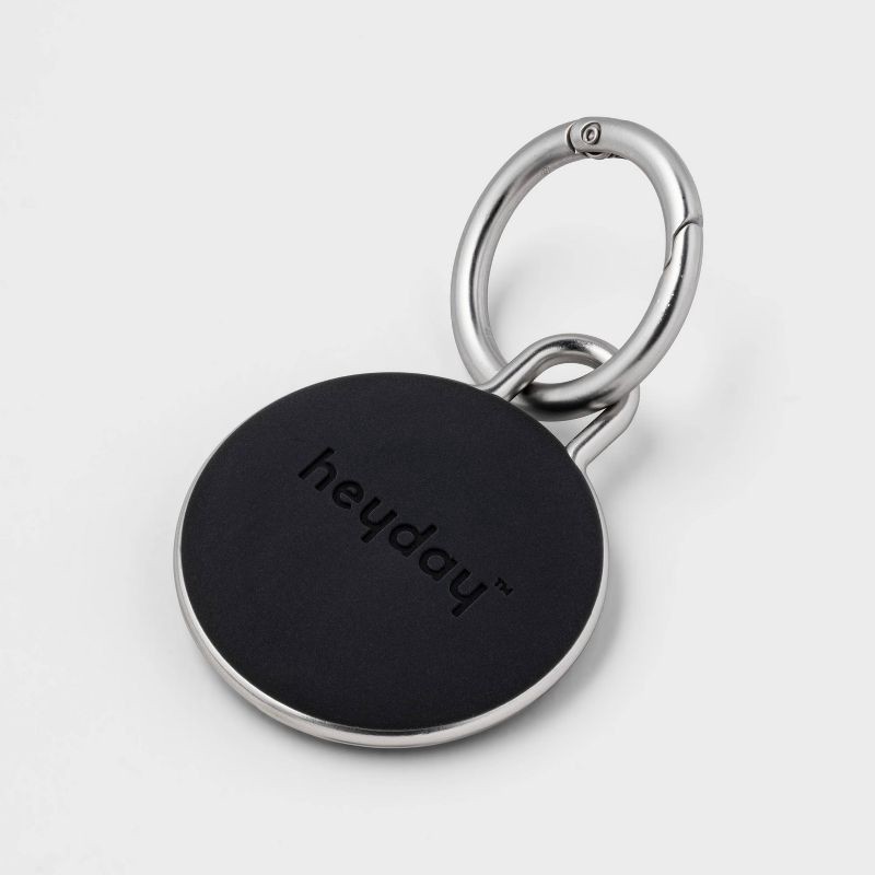 slide 3 of 4, Black AirTag Silicone Keychain - Apple Holder & Case for Airtags - heyday™, 1 ct