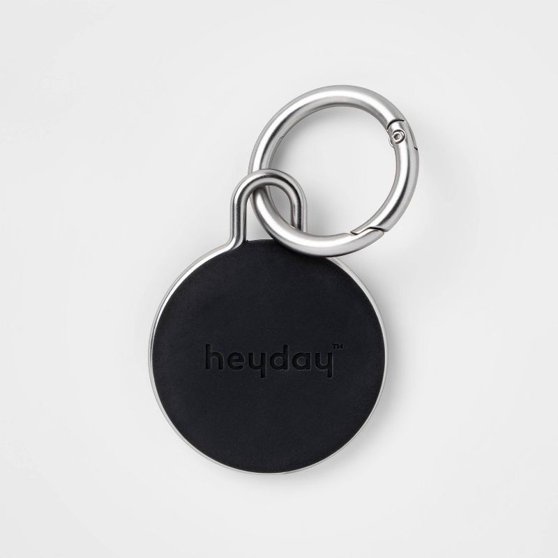 slide 1 of 4, Black AirTag Silicone Keychain - Apple Holder & Case for Airtags - heyday™, 1 ct