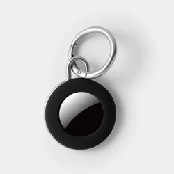 Black AirTag Silicone Keychain - Apple Holder & Case for Airtags - heyday™