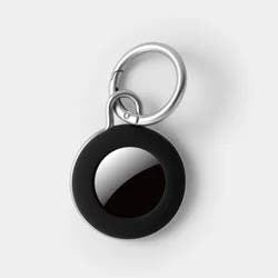 Black AirTag Silicone Keychain - Apple Holder & Case for Airtags - heyday™