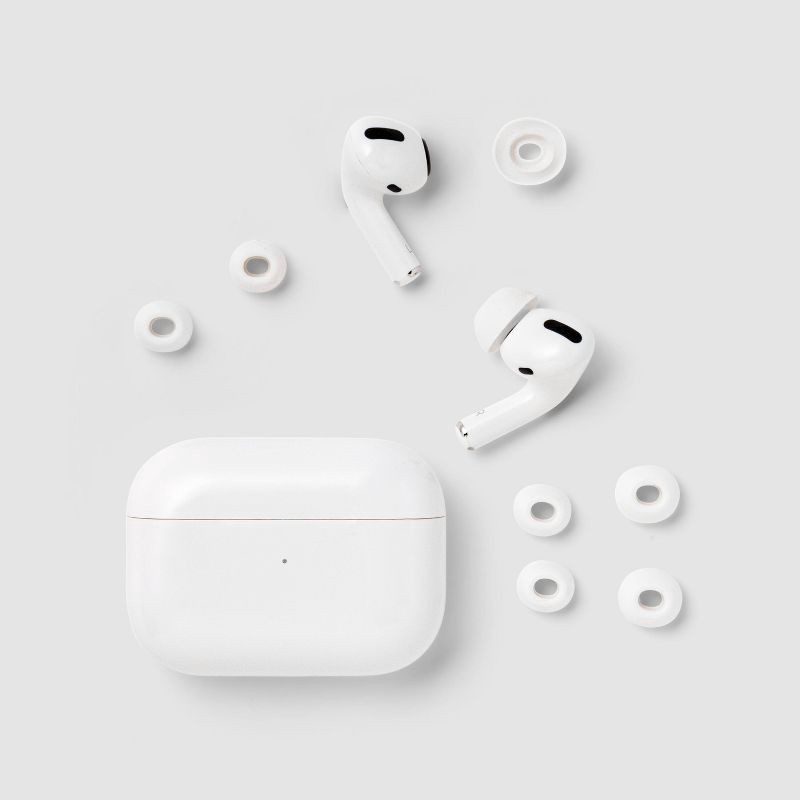 slide 2 of 3, Apple AirPods Pro Gen 1/2 4pk Silicone Tips - heyday™ White, 4 ct
