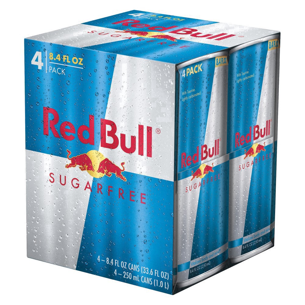 slide 76 of 116, Red Bull Sugar Free Energy Drink, 4 ct; 8.4 fl oz