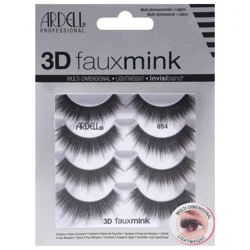 Ardell 3D Faux Mink 854 Lashes, 4 pk