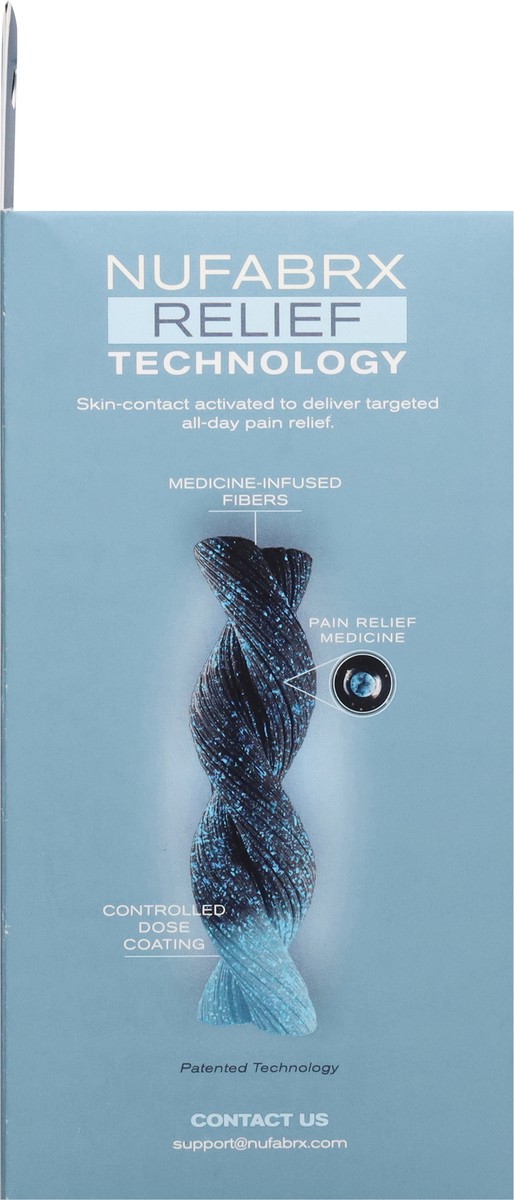 slide 12 of 13, Nufabrx Targeted Pain Relief Medicine Infused Black Neck Wrap 1 ea, 1 ct